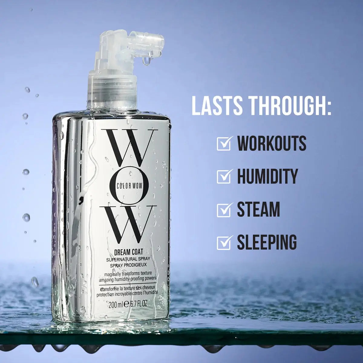 Color Wow Dream Coat Anti-Frizz Treatment - Full Size Treatment and FREE Mini Treatment - Heat Protectant for Smooth Hair